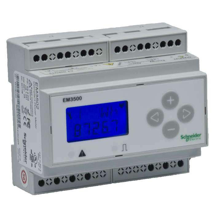 METSEEM3555 - PowerLogic EM3500 DIN rail meter - Modbus 4 quadrant - current transformer