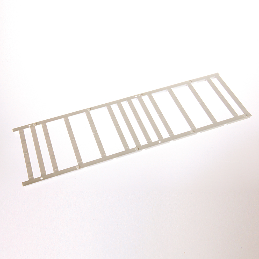 1492-M5X5VU1-10 - 1492 Terminal Block Accessories Snap-In Individual Marker Card, 5 mm x 5 mm, Vertical Up-side-down Text, 1-10, Repeat Sequence Printing