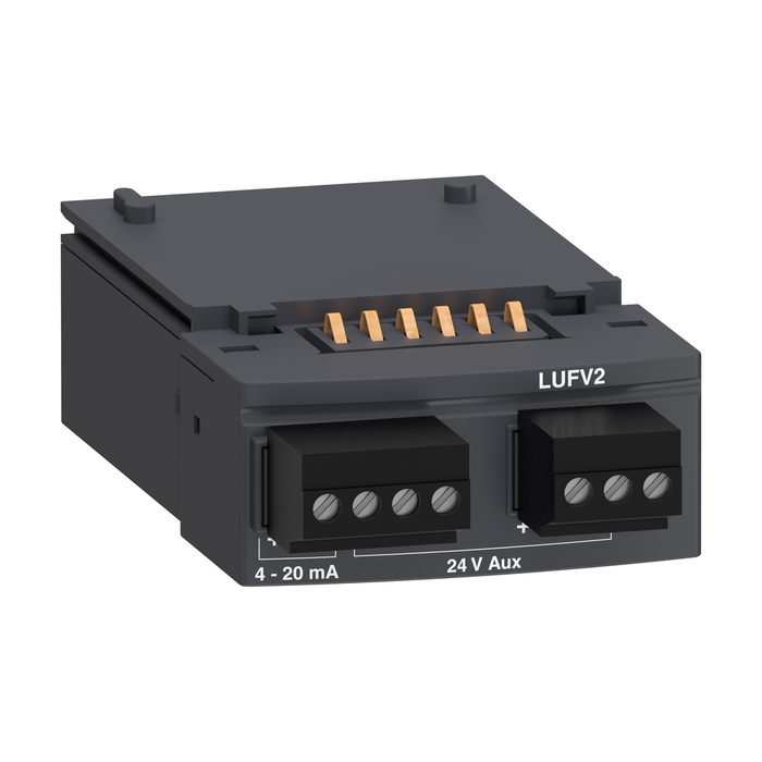 LUFV2 - Function module, indication of motor load, TeSys Ultra, 4mA to 20mA