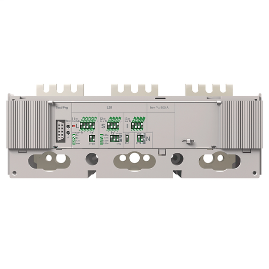 140G-MTI3-D80 - Disyuntor de caja moldeada, 800 A, marco M, LSIG electrónico, tiempo largo y corto, alta potencia instantánea, falla a tierra, corriente nominal de 800 A