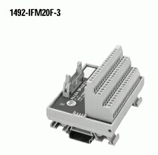 1492-IFM20F-3 - 20-Point Feed-Through Digital IFM, 3-Wire Sensor Type Inputs, , , Digital Interface Module