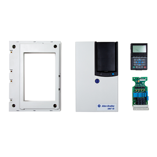 150-S251UPGCD - Controladores SMC Flex a SMC-50 de estructura 4 con kit de actualización de derivación, 251 A, 100...240 V CA