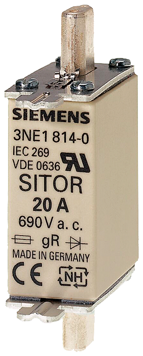 3NE1815-0 - FUSE-LINK SITOR 25A, AC690V (GR.000)