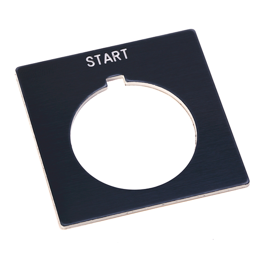 800H-W039 - Accesorios para 800T y 800H, placa de leyenda para 800H, estándar, ARRIBA-ABAJO, gris