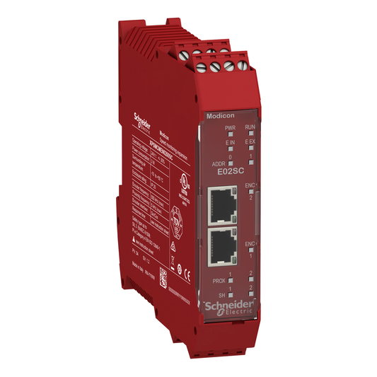 XPSMCMEN0200SC - módulo de expansión, Modicon MCM, monitorización de velocidad, codificador 2 SinCos, tornillo