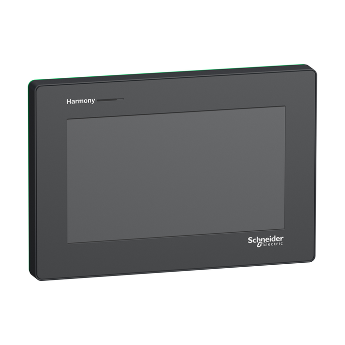 HMISTM6400 - touch panel display, Harmony ST6, 7inch wide display, 1COM, 2Ethernet, USB host&device, 24V DC