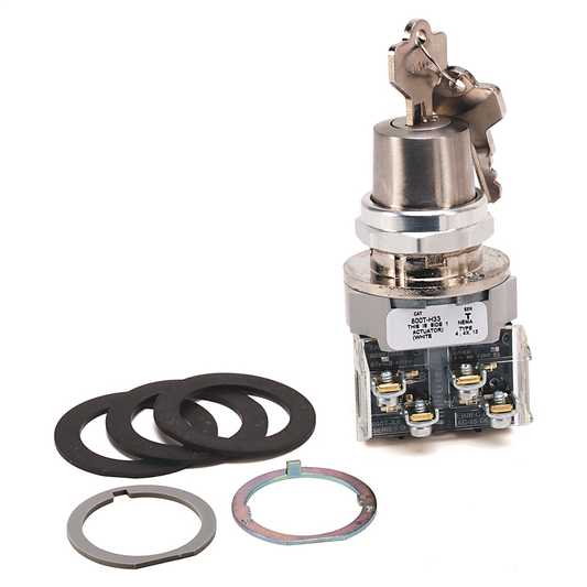 800T-H4229A - 800T-H4229A - 800T 2 Position Selector Switch, Cylinder Lock