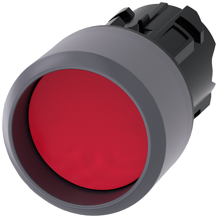 3SU10300CB200AA0 - PUSHBUTTON, MOM, RED, RAISED