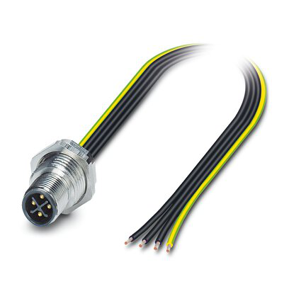 1239439 - SACC-DSI-M12MSS-4CON-M16/0,5PEX - Device connector, rear mounting