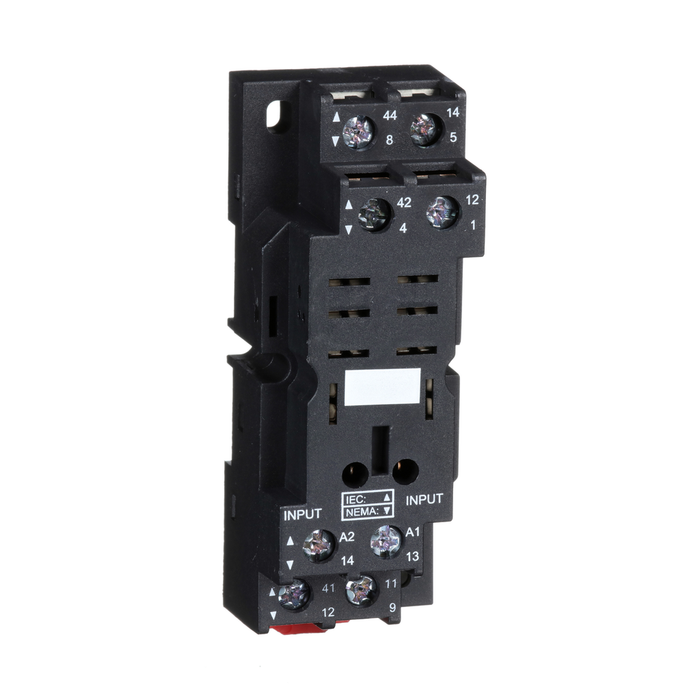 RPZF2 - Harmony, plugin relay socket, mixed contact, 16 A, 250 V, screw clamp, for RPM2 relays