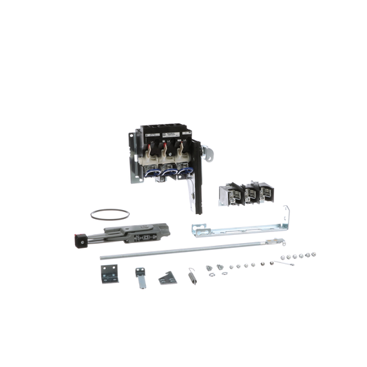 Mecanismo de operación, montaje en brida, profundidad variable, 60 A, 600 V, portafusibles H, K, J, R, mecanismo de interruptor