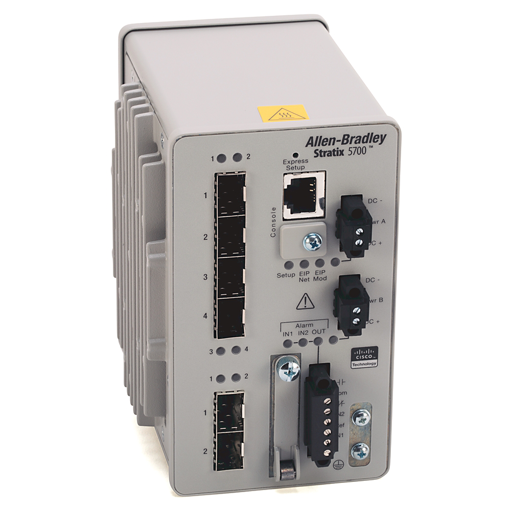 1783-BMS4S2SGA - Stratix 5700 Switch, Managed,6 SFP slots(4 fast Ethernet ports;2 Gigabit ports) full firmware