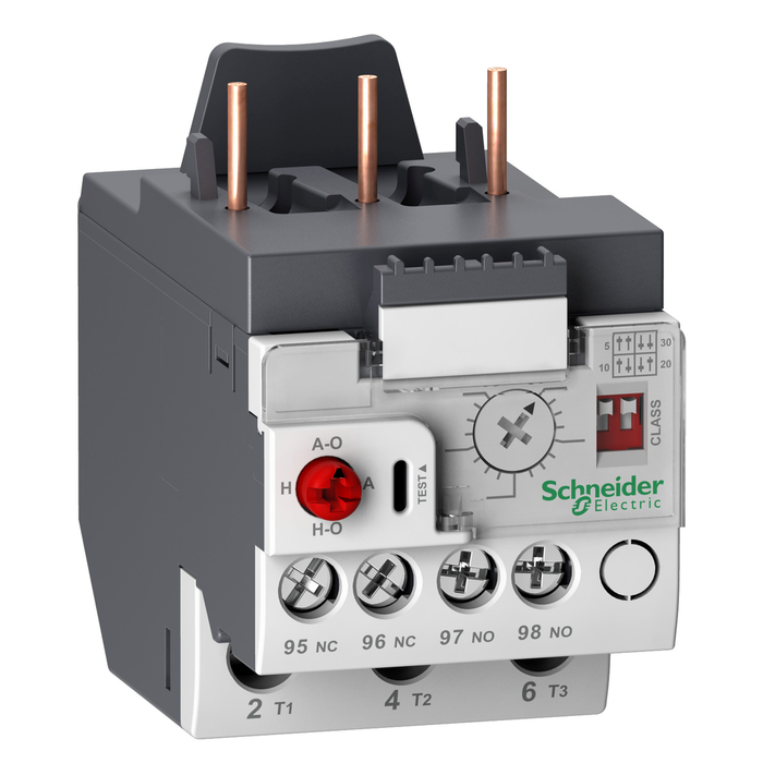 LR9D08 - Overload relay, TeSys LRD, motor protection, 1.6A to 8A, 3 phase, withstand 6kV impulse, 2kV surge, electronic thermal