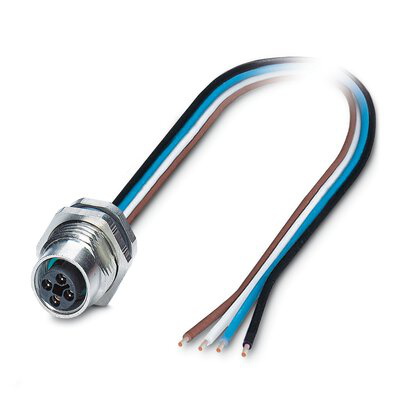 1424134 - SACC-DSI-M12FST-4CON-M16/0,5 - Device connector, rear mounting