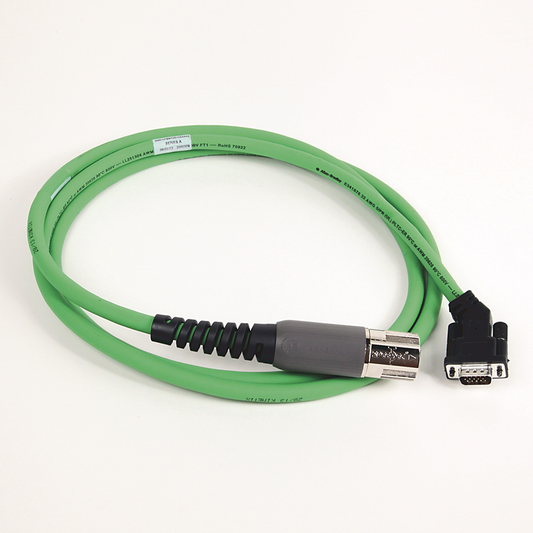 2090-CFBM7DD-CEAA02 - SpeedTEC Cable, Motor Feedback Only, SpeedTec DIN Connector, Drive-end, D-sub, SIN/COS High-Resolution/Resolver Encoder Type, Standard (Non-Flex), 2 Meters