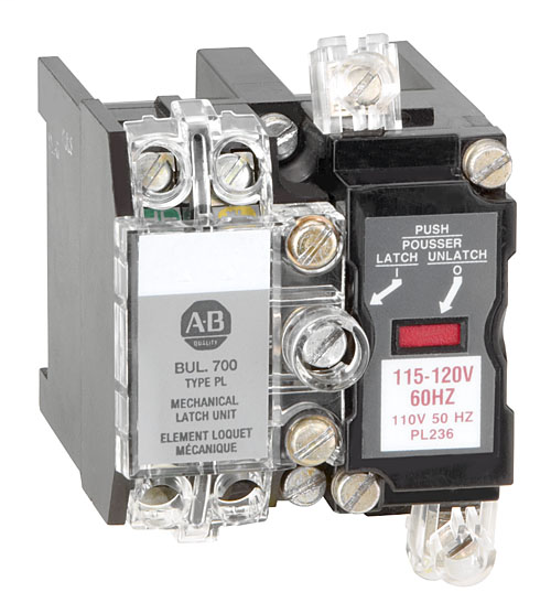 700DC-PLL10Z24 - Accesorios para relés de control industrial 700-P, cierre mecánico, 24 V CC
