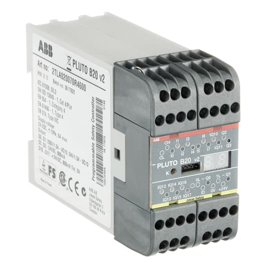 2TLA020070R4600 - PLUTO B20 V2, SAFETY-PLC