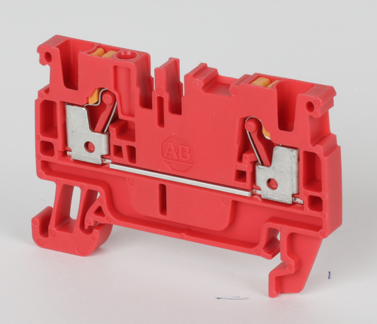 1492-P3-RE - Bloques de terminales a presión 1492-P, 2,5 mm² (AWG 28 - AWG 12), 20 A, paso, un solo nivel, 1 punto en cada lado por circuito