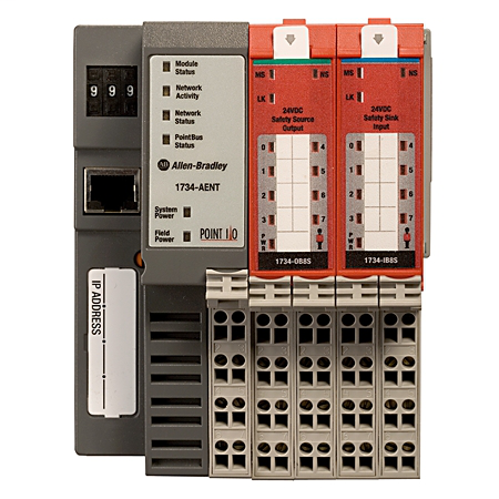 1734-IB8S - POINT Guard I/O Safety Module - 8 Point Input Module (Compatible with terminal bases with 8 terminations)