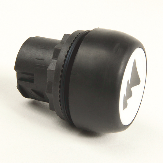 800FP-CC1U291 - 800FC - Plástico, 3 velocidades, blanco, vertical: negro / 3 velocidades hacia abajo o blanco / 3 velocidades hacia arriba