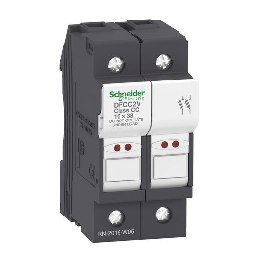 DFCC2V - Fuse carrier, TeSys DF, 2P, 30A, 600VAC, fuse class CC, blown fuse indicator