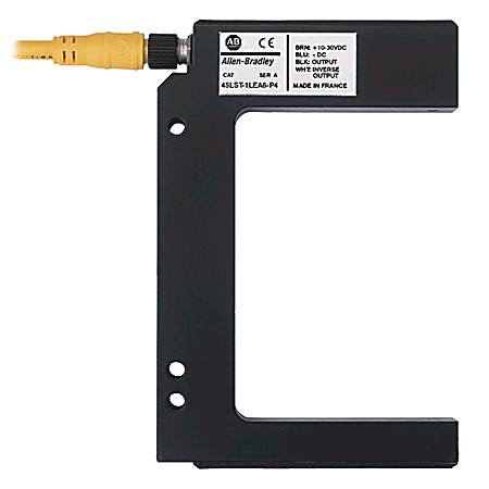 45LST-1LEA6-P4 - PHOTOSWITCH Photoelectric Sensor, 45LST Optical Fork Sensor, 120mm (4.72in)Sensing Gap, 4-pin Pico QD