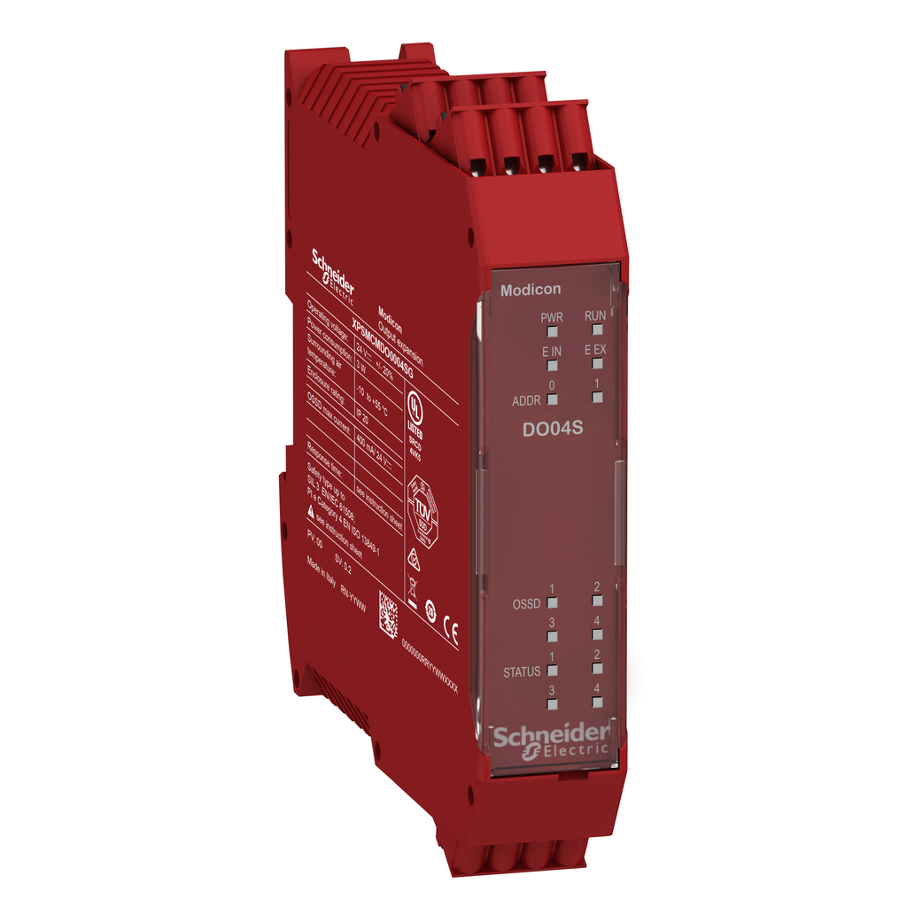 XPSMCMDO0004SG - módulo de expansión, Modicon MCM, 4 DO, resorte