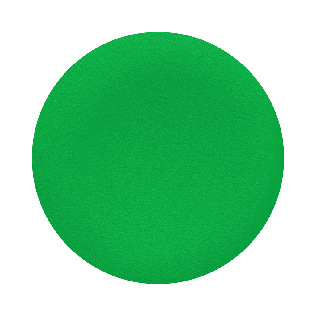 ZBA3 - Cap for push button head, Harmony XB4, selector switch, plastic, green flush, 22mm, unmarked