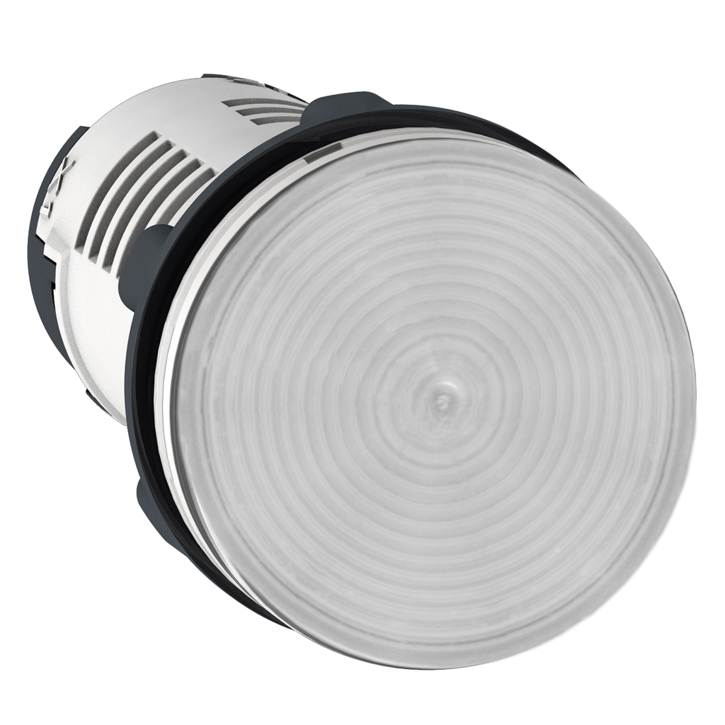 XB7EV07BP - Luz piloto monolítica, Harmony XB7, plástico, transparente, 22 mm, LED integrado, 24 V CA CC