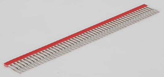 1492-CJP2-7-RE - 1492 Terminal Block Accessories Center Jumper, 2 mm Center to Center, 7 Pole, Red