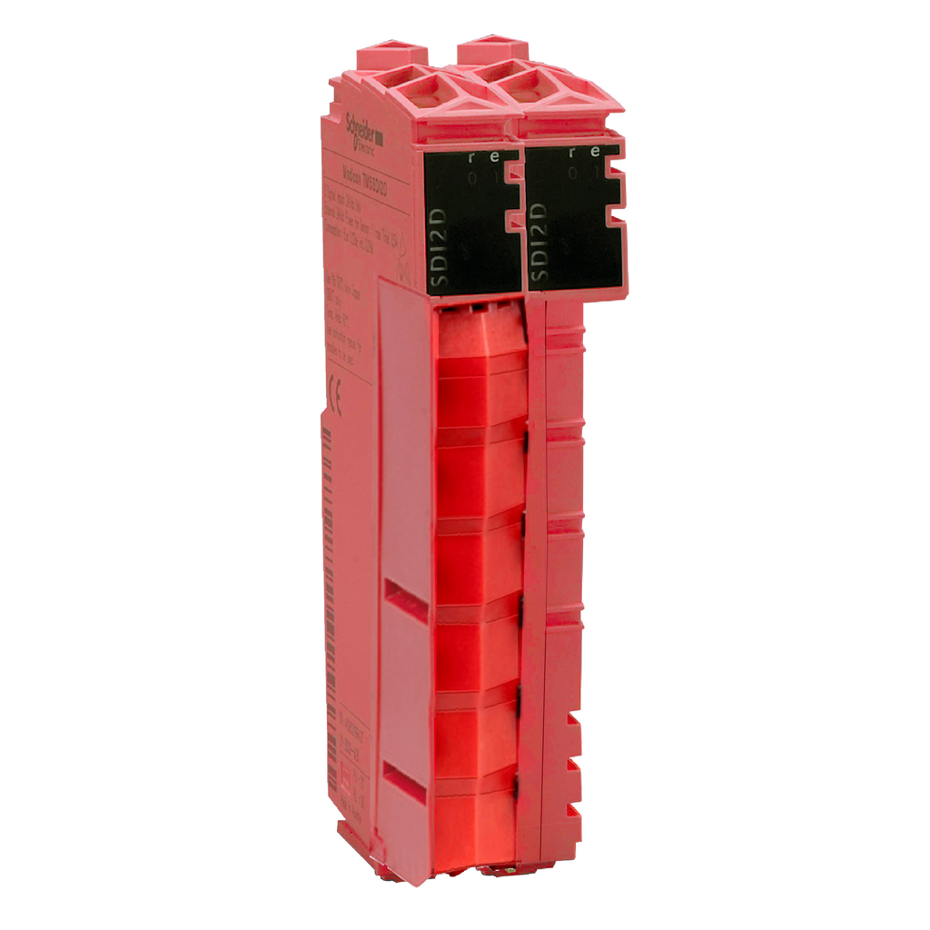 TM5SDM8TBFS - Módulo de E/S discretas de seguridad, Modicon TM5, digital, 6 E/S, 2 E/S, 24 V CC (cantidad: 50)