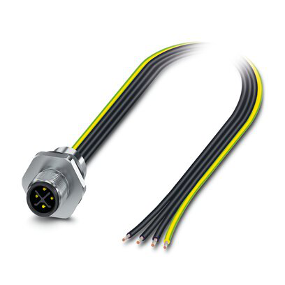 1411607 - SACC-E-M12MSS-4P-M16XL/0,5 PE - Device connector front mounting