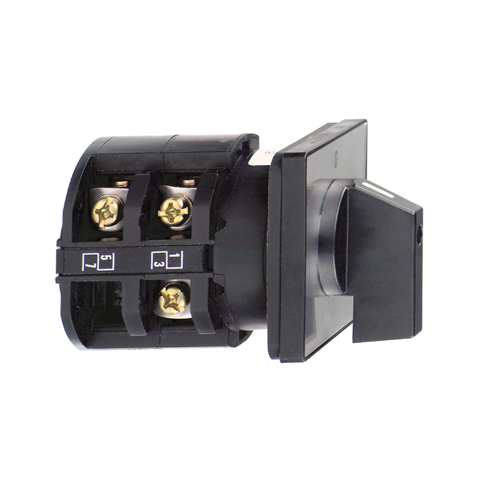 K30B002AP - Cam switch, Harmony K, front mounting, plastic, 2 poles, 60°, 32A, 64x64mm, marked 0/1