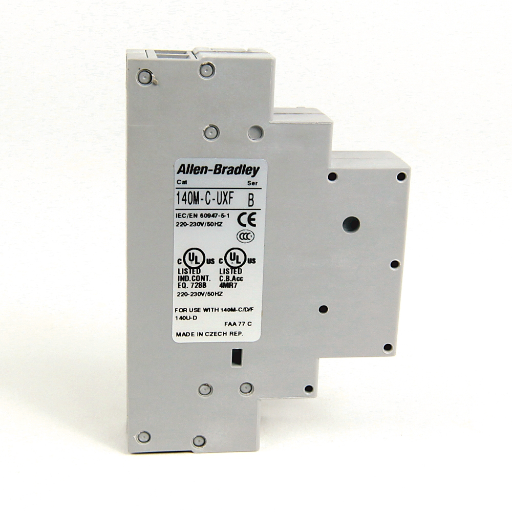 140M-C-UXF - Accesorios 140M - Marcos C, RC, D y F, Disparo por Subtensión, Montaje en el Lado Izquierdo, 220-230 V 50 Hz