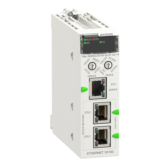 BMENOS0300 - Módulo de conmutación, Modicon X80, conmutador de opciones de red