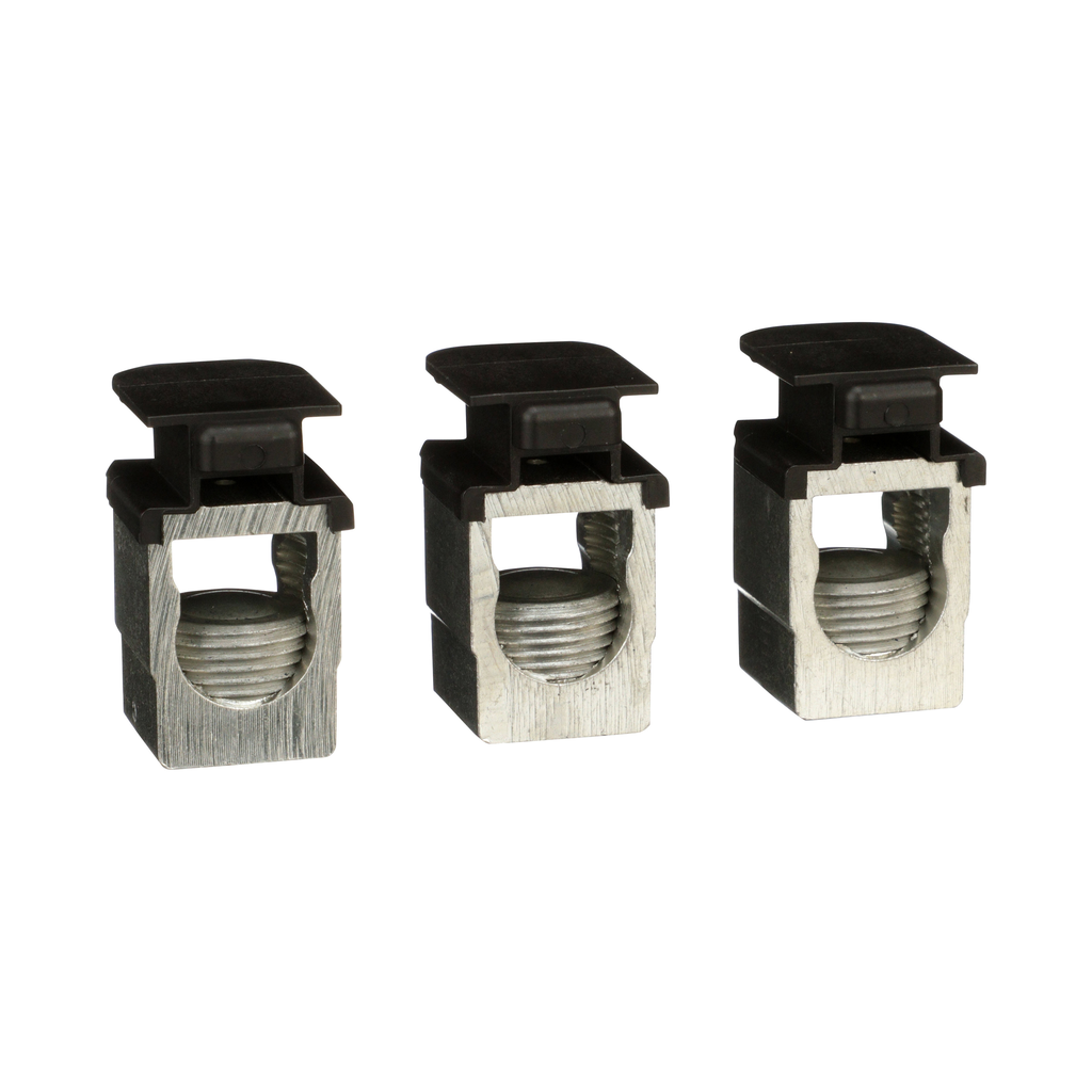 AL175JD - Accesorio para disyuntor, PowerPacT, kit de terminales, mecánico, 150 A a 175 A, aluminio, cantidad 3