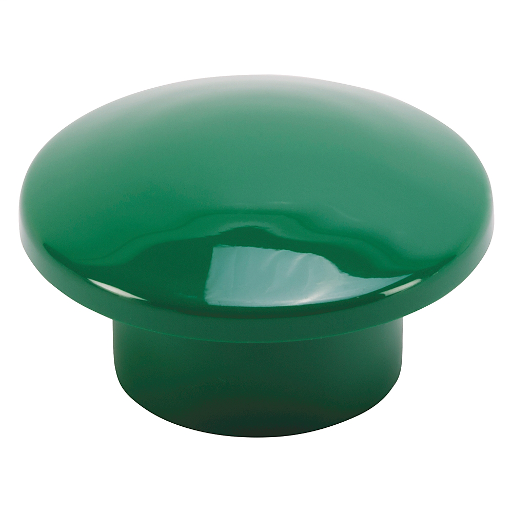 800T-N246G - 800T and 800H Accessories, 800T Non-Illum. Plastic Mushroom Cap, Green