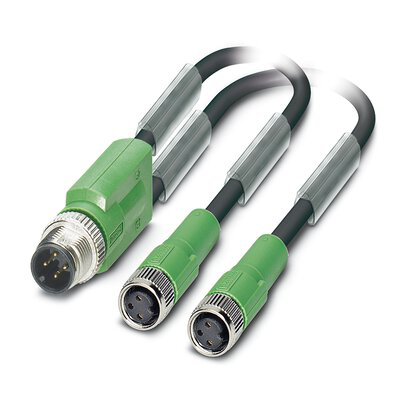1671357 - SAC-3P-M12Y/2X1,5-PUR/M 8FS - Sensor/actuator cable