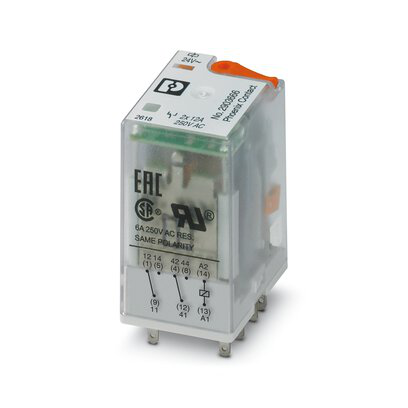 2903666 - REL-IR2/L- 24AC/2X21 - Relé simple