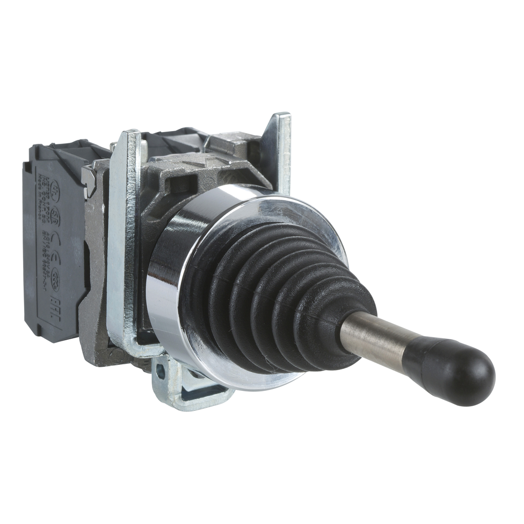 XD4PA12 - Controlador de joystick, Harmony XB4, metal, 22 mm, 2 direcciones, posición fija, 1 NO
