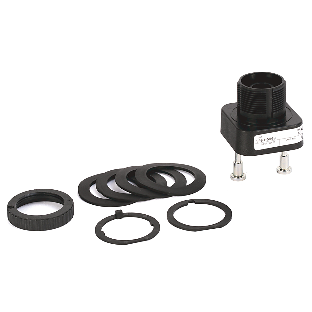 800H-SRA00XX - 30,5 mm, tipo 4/4X/13, contacto mom., PB-Ilum., sin color, carcasa exterior con protección, sin contactos