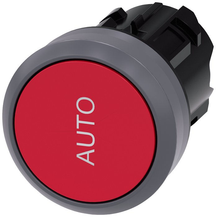 3SU10300AB200AQ0 - PUSHBUTTON, MOM, RED, FLUSH