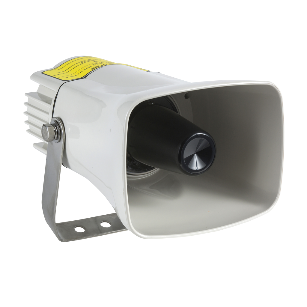 XVS14BMW - Sirena multisonido, Harmony XVS, precableada, color blanco, 0...105 dB, 43 tonos, 12...24 V CC