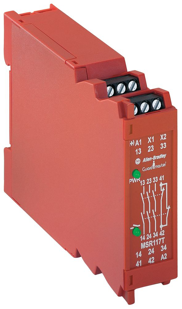 440R-B23211 - 440R Single Function Safety Relays, 1 N.C. 1 N.C.,3 N.O., , 24V DC, Fixed,Configured Automatic/Manual or Manual Monitored Reset