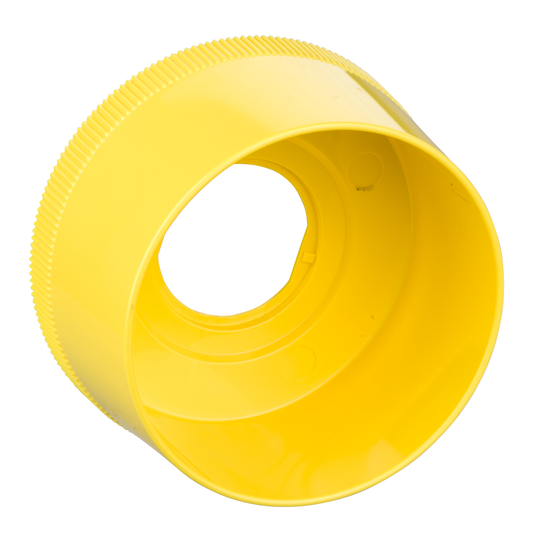 ZB4BZ1905 - Round guard for 40mm Emergency stop, Harmony XB4, plastic, yellow, 63.5mm