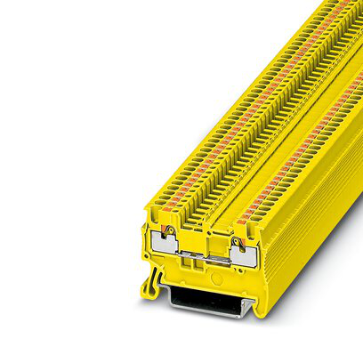 3208130 - PT 1,5/S YE - Bloque de terminales de paso