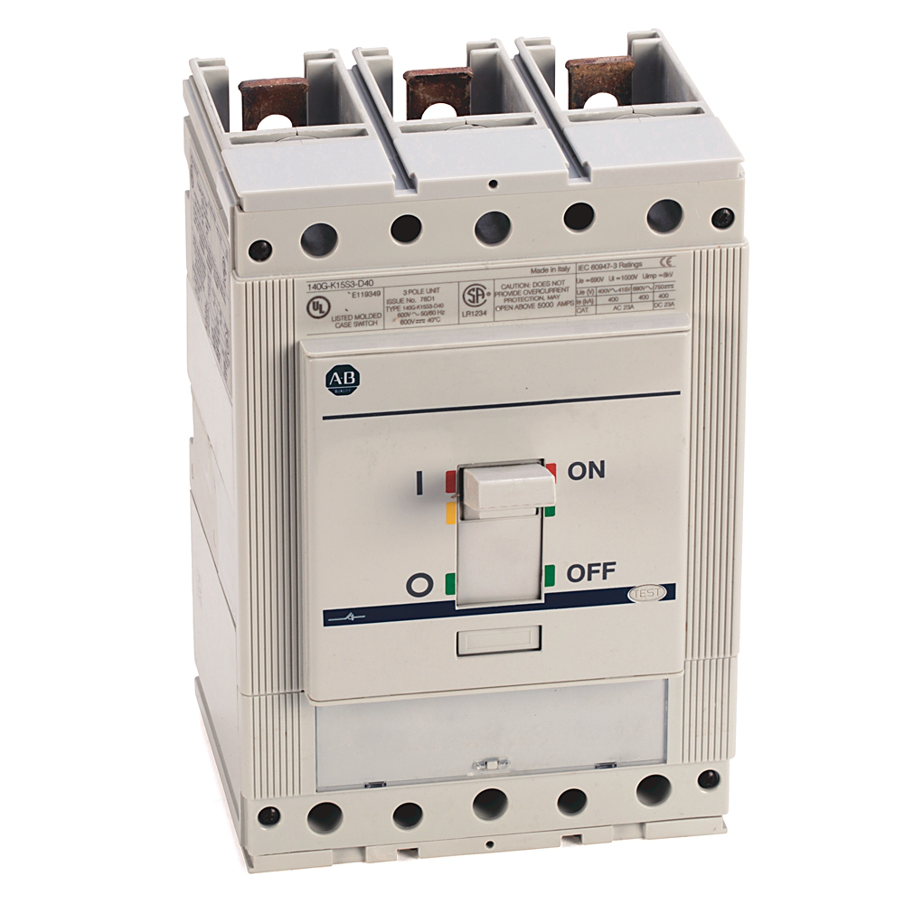 140G-K15X4 - Molded Case Circuit Breaker, 150 kA at 480V, K frame