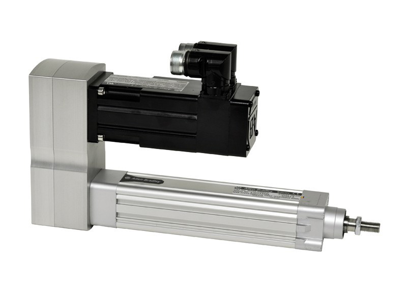 MPAR-B1100E-V4B - MP-Series Electric Cylinders, 100 mm (4.15 in.), 460V AC, Multiturn 128 sin/cos ABS Encoder, 24 VDC Brake