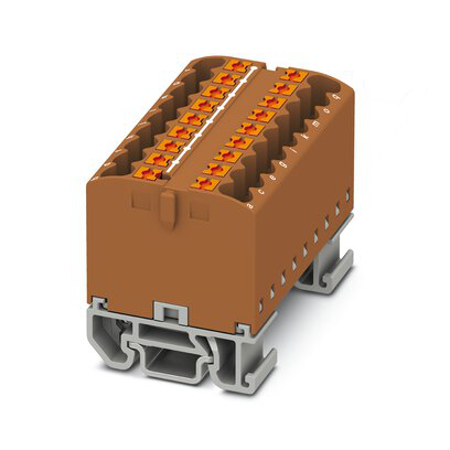 3274154 - PTFIX 18X2,5-NS15A BN - Distribution block