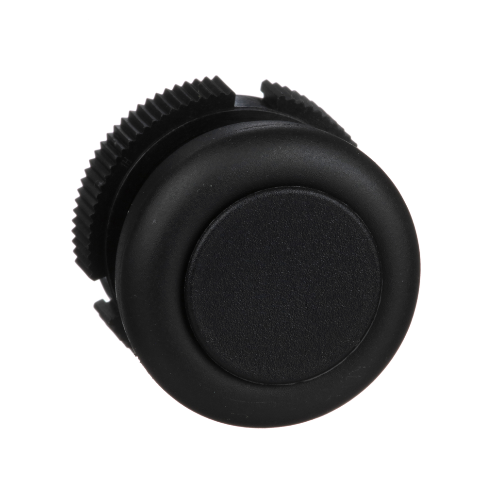 XACA9412 - Harmony, round head for push button, spring return, black, booted (Qty. 10)
